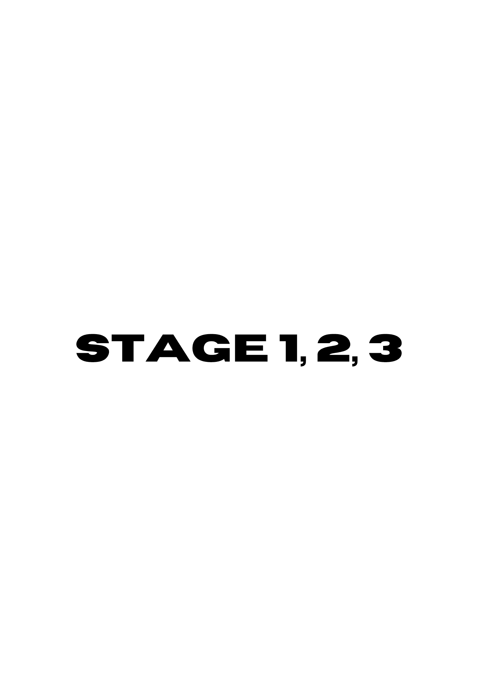 STAGE 1 VS 2 VS 3